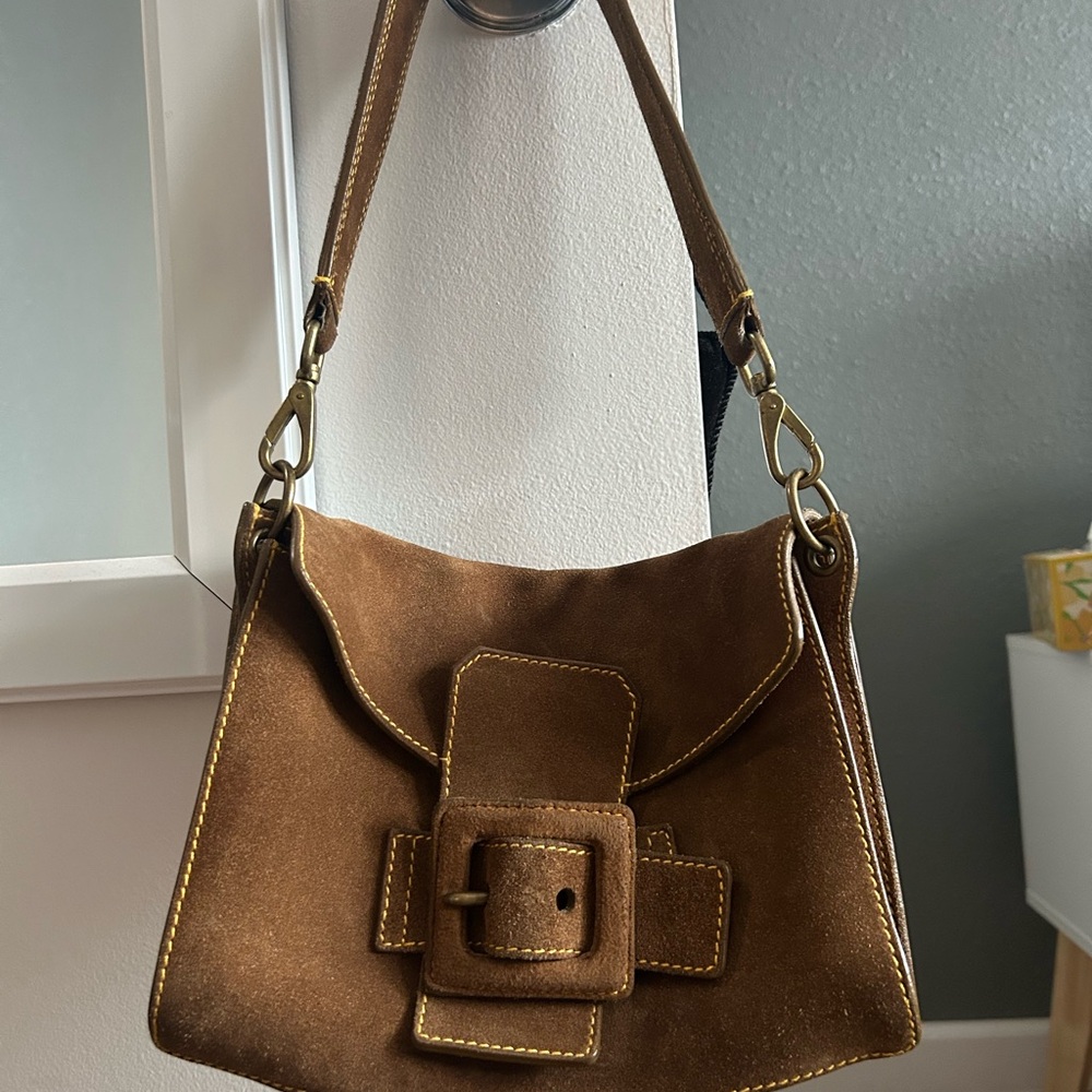 Suede Miu Miu bag